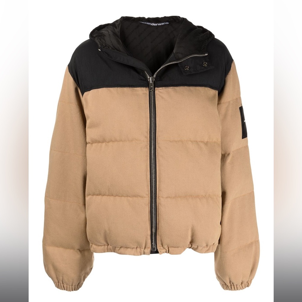 Alexander Wang Logo-Patch Puffer Jacket Size S - image 1